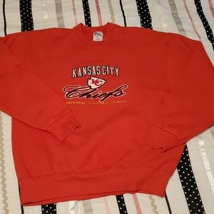 Vintage Embroidered KC Chiefs Swestshirt